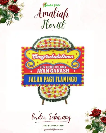 Sewa Papan Bunga Popoh